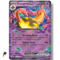 2026 Pokemon Chaos Rising Gourgeist ex 041/086 Double Rare Holo NM - Image 1