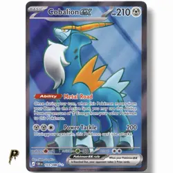 2026 Pokemon Chaos Rising Cobalion ex 103/086 Ultra Rare Holo NM - Image 1