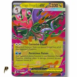 2026 Pokemon Chaos Rising Mega Dragalge ex 065/086 Double Rare Holo NM - Image 1