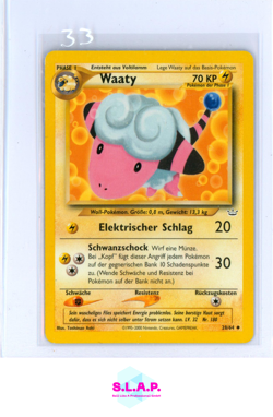 WAATY POKEMON 28/64 2000 JUNGLE GERMAN - Image 1