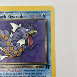 2000 Pokemon Dark Gyrados Regular 25/82 Team Rocket - Image 3