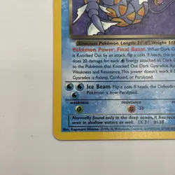 2000 Pokemon Dark Gyrados Regular 25/82 Team Rocket - Image 5