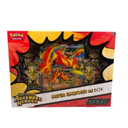 Pokemon TCG Ascended Heroes Mega Emboar Ex Box Brand New & Sealed - Image 1
