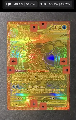 Pokemon TCG Chaos Rising Mega Greninja Ex Hyper Rare 122/086 GOLD Pack Fresh - Image 3
