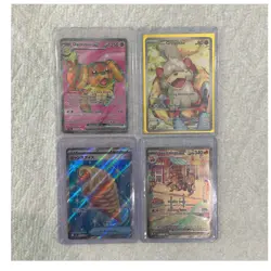 Pokemon TCG Dachsbun ex Skeledirge ex Hisuian Growlithe Lot 4 151 English - Image 1