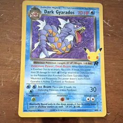Pokemon TCG Dark Gyarados 8/82 Team Rocket Holo Rare HP 70 English 2021 - Image 1