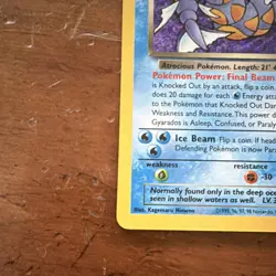 Pokemon TCG Dark Gyarados 8/82 Team Rocket Holo Rare HP 70 English 2021 - Image 5