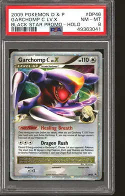 Pokemon Diamond & Pearl Promo Garchomp C Lv.X DP46 PSA 8 - Image 1