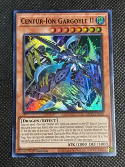 YuGiOh! - Centur-Ion Gargoyle II MP25-EN185 Ultra Rare 1st Edition Near Mint - Image 1