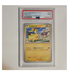 Pokemon 2023 Pikachu SV-P 120 Gym Event Promo Japanese PSA 9 - Image 1