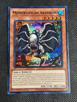 YuGiOh! - Mementotlan Akihiron MP25-EN243 Ultra Rare 1st Edition Near Mint - Image 1