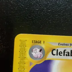 Clefable RARE Nintendo Pokemon TCG 41/165 Expedition 2002 non holo 70 HP - Image 5