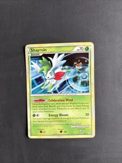 Pokemon TCG Shaymin HGSS Unleashed 8/95 Holo Holo Rare 2010 Nintendo - MP - Image 1