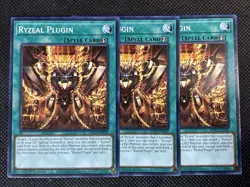3x YuGiOh! - Ryzeal Plugin MP25-EN440 Common 1st Edition Near Mint - Image 1