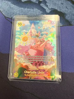 One Piece CCG Charlotte Linlin SP OP03-114 Wings Captain SR Foil English - Image 2