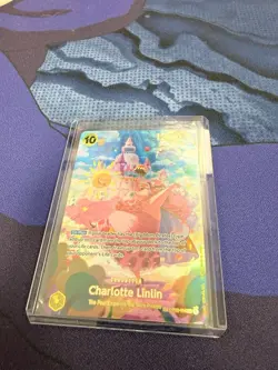 One Piece CCG Charlotte Linlin SP OP03-114 Wings Captain SR Foil English - Image 3