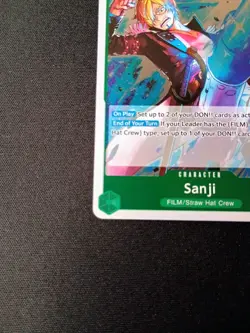 Sanji OP13-027 Rare (Foil) - Carrying On His Will - Image 2