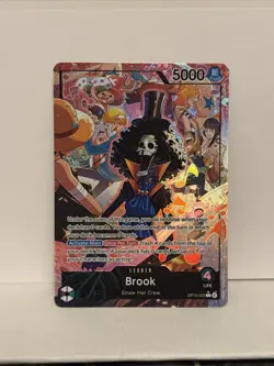 OP15-022 Brook Alt Art Leader Adventure on Kami’s Island One Piece TCG English - Image 1
