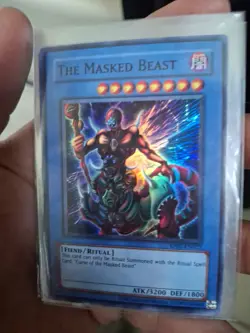 Yugioh! The Masked Beast RP02-EN027 Super Rare 2025 Reprint Near Mint - Image 2