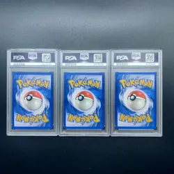 PSA 9 MINT Entei Raikou Suicune Set Gold Star Pokemon Holo EX Unseen Forces Trio - Image 2