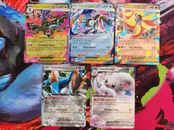 Pokemon Chaos Rising EX Lot 5 Card Mega Greninja, Pyroar, Dragalge - Image 1