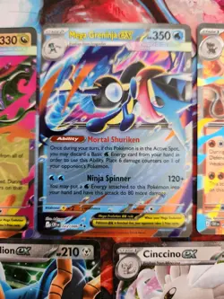Pokemon Chaos Rising EX Lot 5 Card Mega Greninja, Pyroar, Dragalge - Image 3