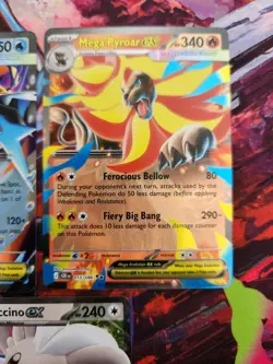 Pokemon Chaos Rising EX Lot 5 Card Mega Greninja, Pyroar, Dragalge - Image 4