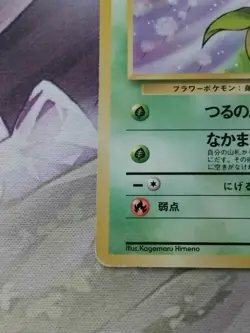 Bellsprout No.069 Non Holo Pokemon Card Japanese Played Jungle Old Back - Image 4