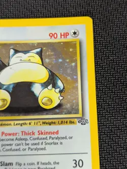 Pokemon TCG Snorlax Jungle Holo Rare Card 11/64 Unlimited, MP - Image 4