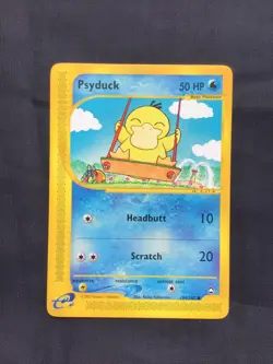 Pokemon Cards: Aquapolis Common: Psyduck 104/147 - Image 1