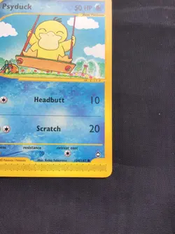 Pokemon Cards: Aquapolis Common: Psyduck 104/147 - Image 4