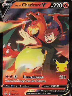 Lance's Charizard V Holo Promo SWSH: Sword & Shield Promo Cards SWSH133 NM - Image 1