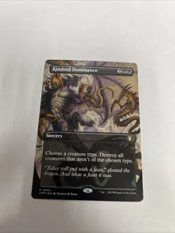 Kindred Dominance Borderless Nonfoil Card #0640 MTG LP - Image 1
