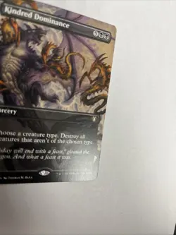 Kindred Dominance Borderless Nonfoil Card #0640 MTG LP - Image 2