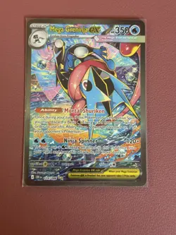 Mega Greninja EX Full Art Holo Stage 2 HP 350 Pokemon TCG Card - Image 1