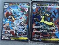 Mega Lucario EX Holo Card Lot (2) 2016 English 179/132 & 160/132 - Image 1