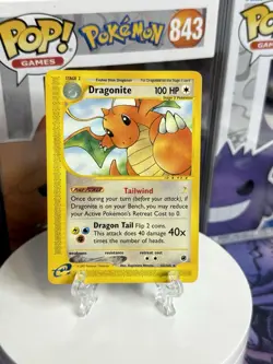 Pokemon TCG Dragonite Expedition Base Set Regular Rare Card 43/165 - Image 1