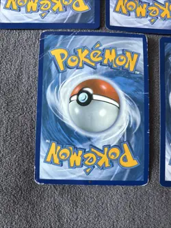 5 Jumbo Pokemon Cards 1 Is Very Damaged - Image 3
