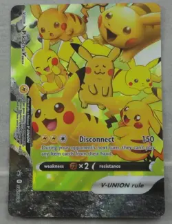 Pokemon TCG Pikachu V-Union disconnect SWSH141 Sword & Shield Promo Card - Image 1