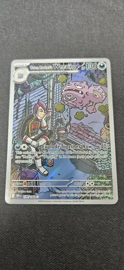 Pokemon TCG Weezing Card Destined Rivals: Team Rockets 199/182 NM Condition - Image 2