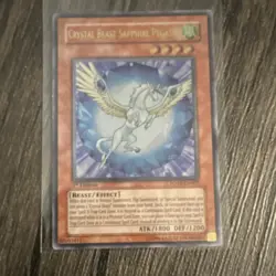 Konami Crystal Beast Sapphire Pegasus Effect Card FOTB 1st Edition FOTB-EN007 - Image 1