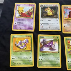 Team Rocket Part Complete Pokemon Card Set Nm Ex See Description - Image 2