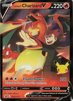 Lance's Charizard V Holo Promo SWSH: Sword & Shield Promo Cards SWSH133 NM - Image 1
