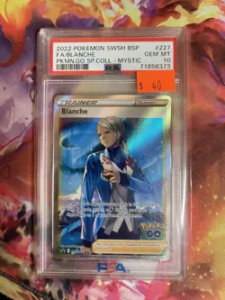 Blanche SWSH227 SWSH: Sword & Shield Promo Cards Holo PSA 10 - Image 1