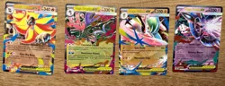 Pokemon TCG Mega Evolution Chaos Rising Mega EX Card Lot (4) Near Mint - Image 1
