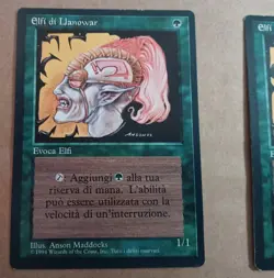 Mtg Dakkon Blackblade /Llanowar Elves(2) All 3 cards in Italian - Image 3