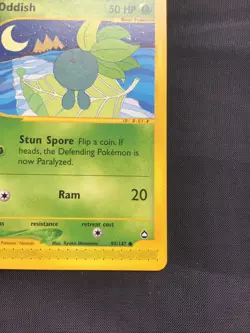 Pokemon Cards: Aquapolis Common: Oddish 97/147 - Image 4