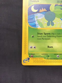 Pokemon Cards: Aquapolis Common: Oddish 97/147 - Image 5