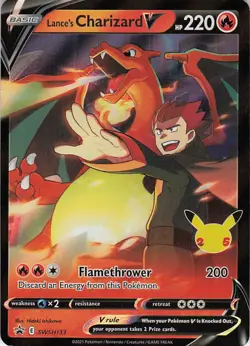 Lance's Charizard V Holo Promo SWSH: Sword & Shield Promo Cards SWSH133 NM - Image 1