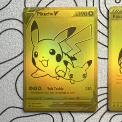 Pokemon Pikachu V & Poke Ball Celebrations Promo Cards English Collectible - Image 2